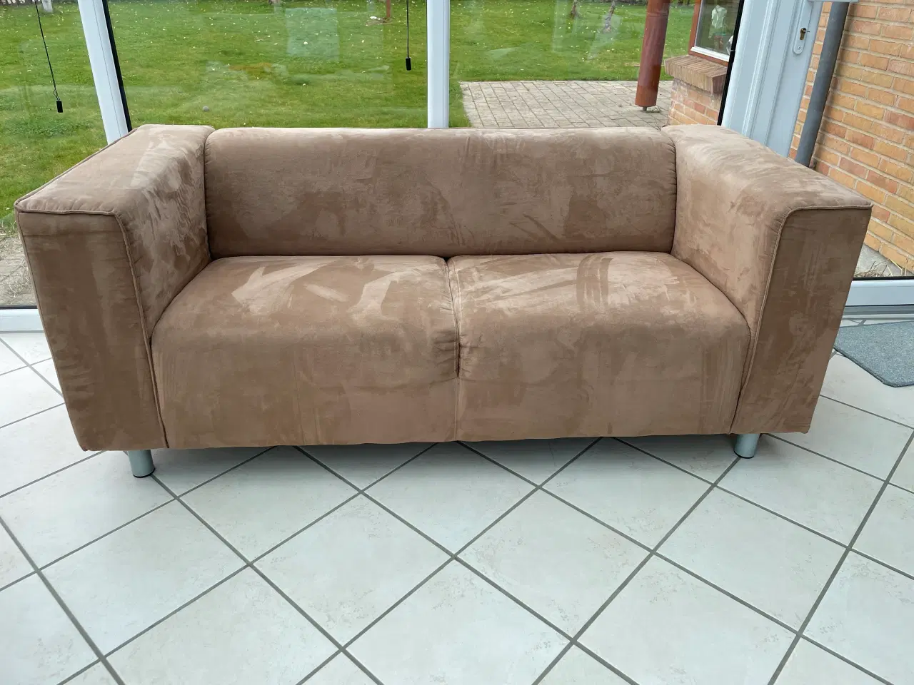 Billede 1 - Velour sofa 