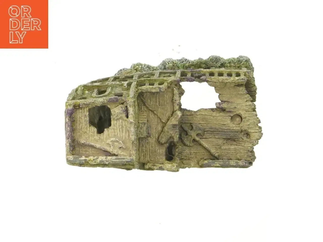 Billede 3 - Akvariepynt skibsvrag (str. 24x24 cm)