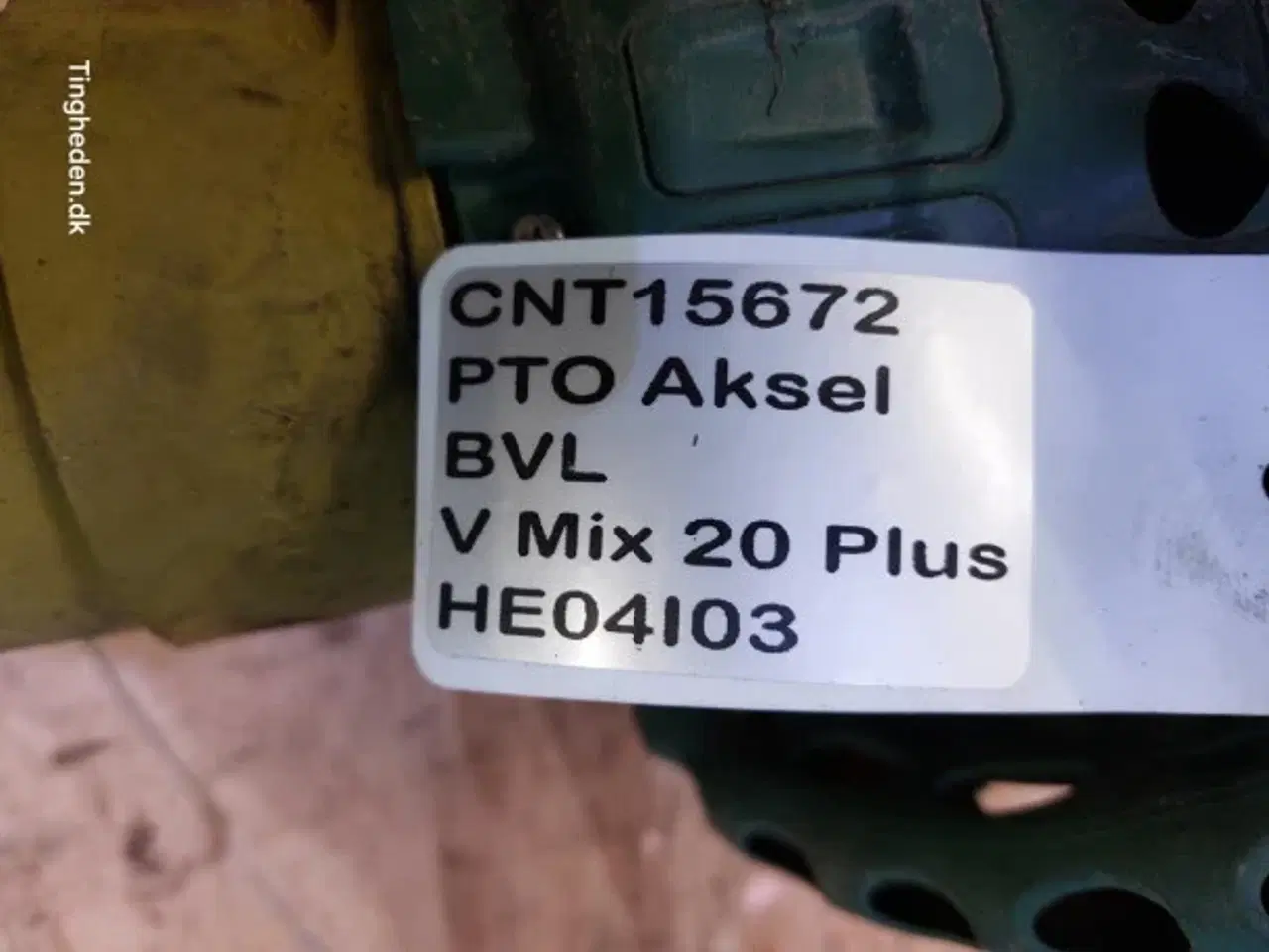 Billede 16 - BvL V-Mix20 Plus Pto Aksel