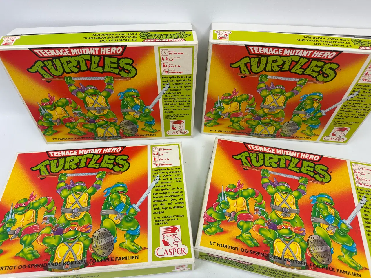 Billede 2 - Turtles 'kortspil', retro (1991)
