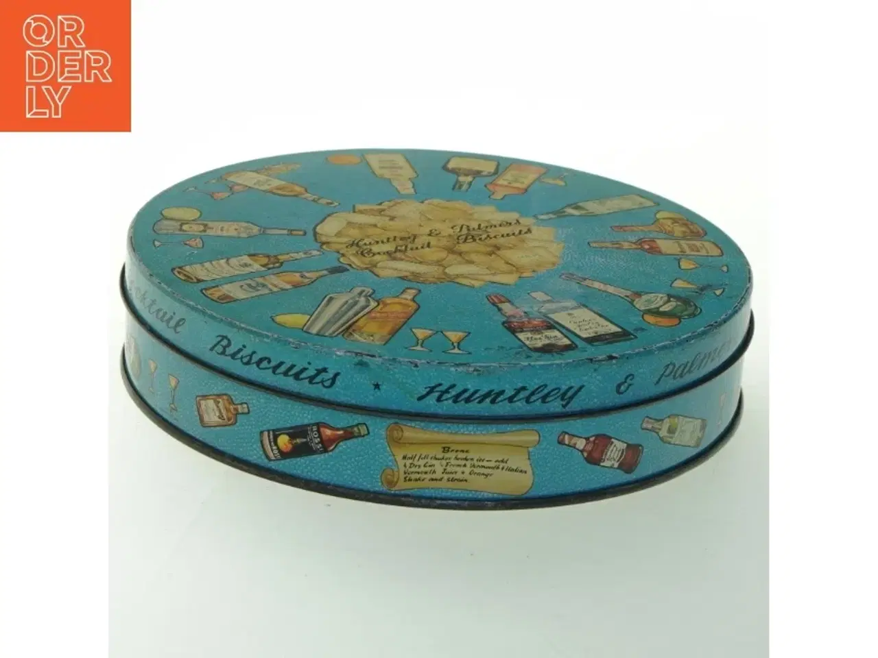 Billede 3 - Vintage Huntley & Palmers kagedåse (str. Ø 21 cm)