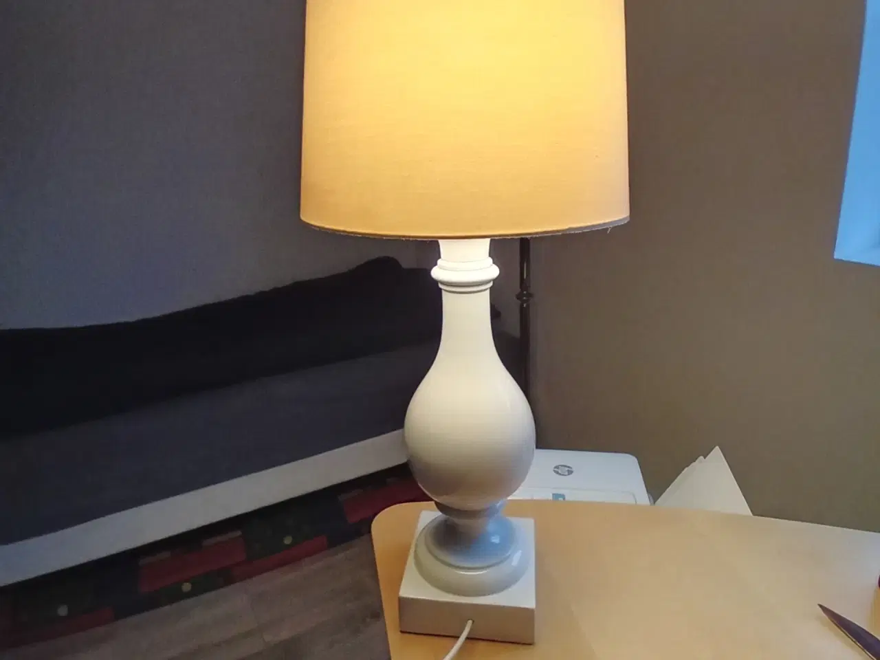 Billede 3 - Poselæns lampe 