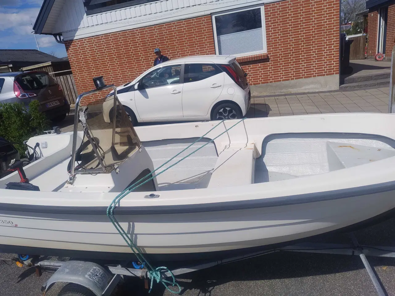 Billede 2 - Båd Uttern 4350m motor og trailer