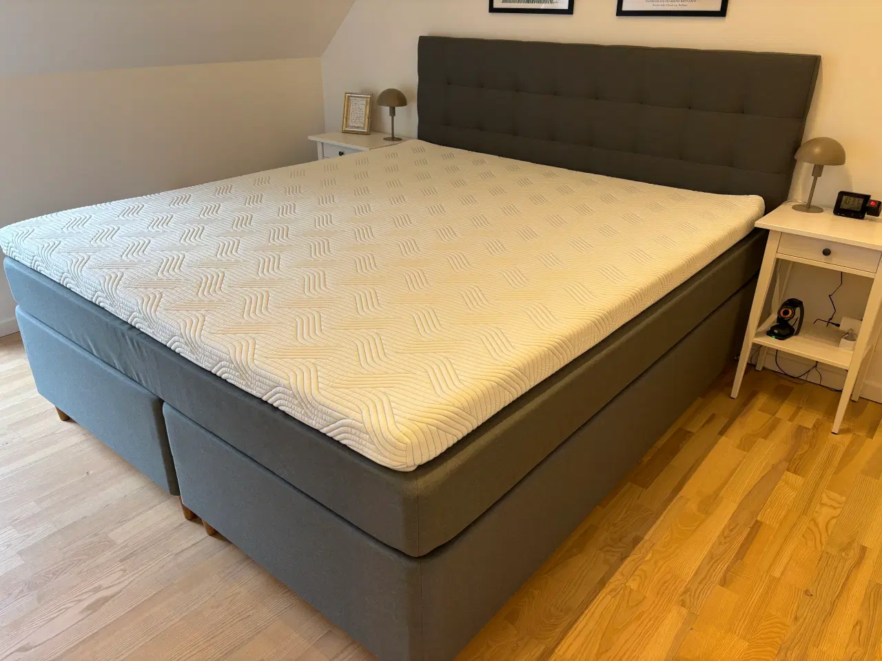 Billede 1 - Flot kontinental seng fra Tempur