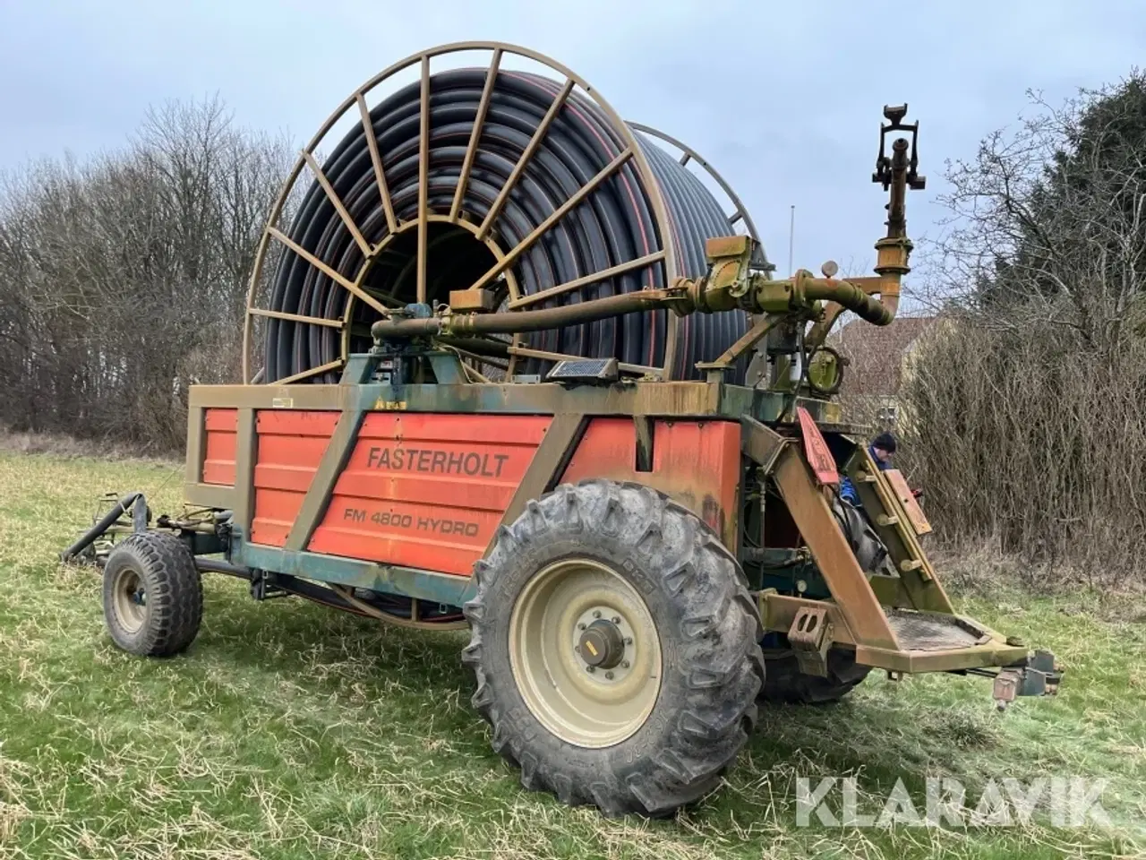 Billede 3 - Vandingsmaskine Fasterholt FM480 Hydro med 110x700 meter slange