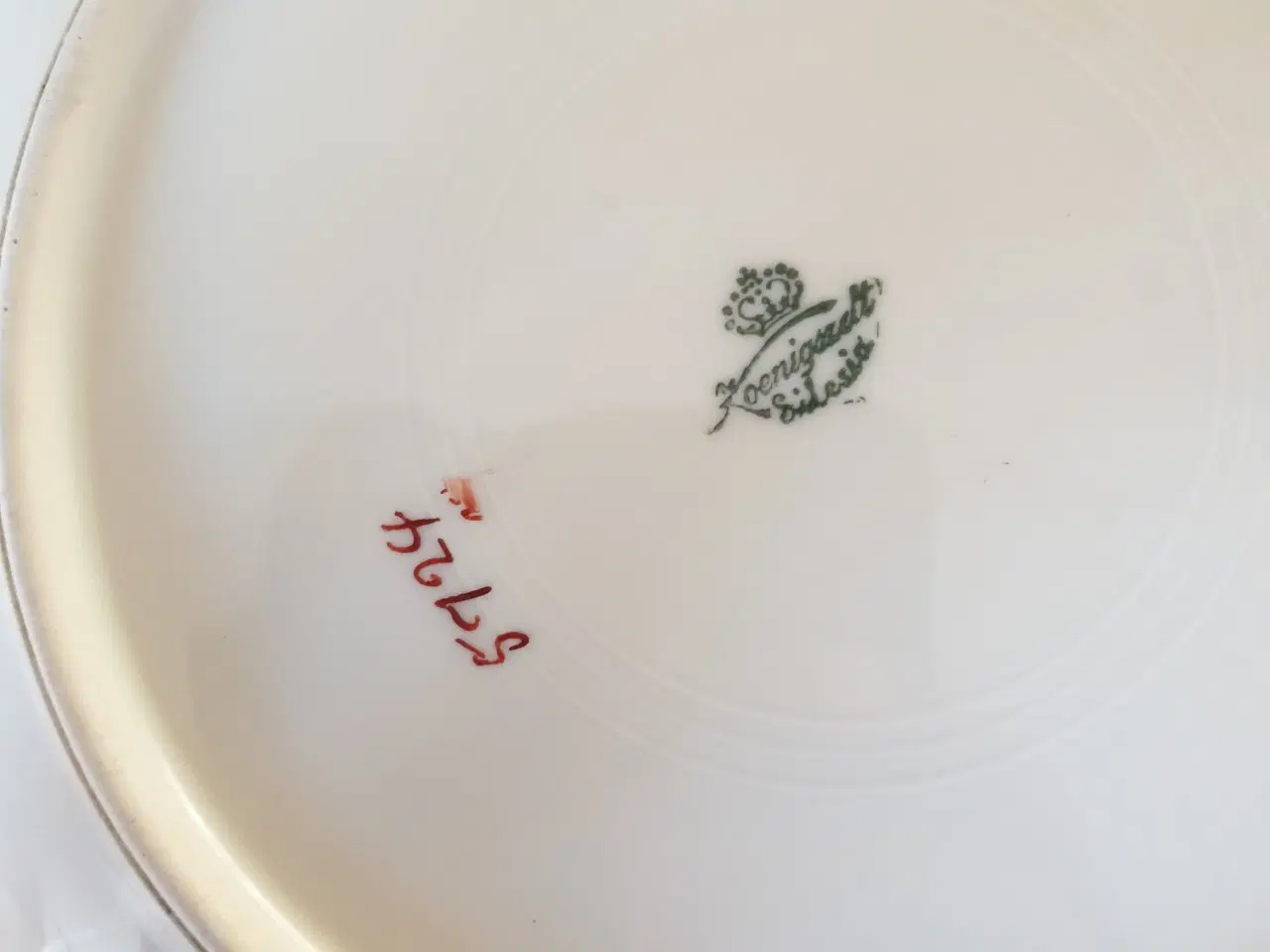 Billede 6 - Koenigszelt Silesia Porcelæn fad/ Kagetallerken vi