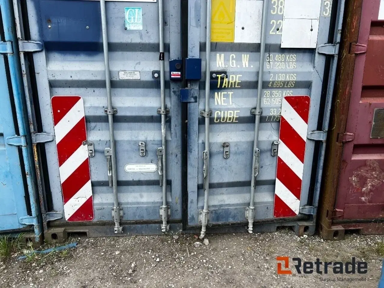Billede 3 - - - - 20 fods container med reoler