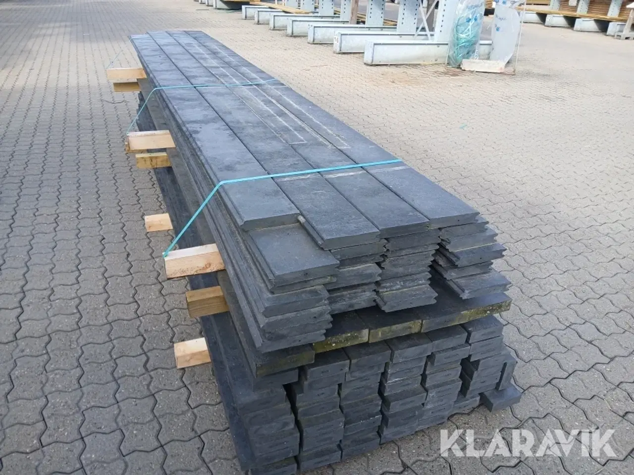 Billede 1 - Retextil brædder+planker Sort fremstillet af genbrugs materiale