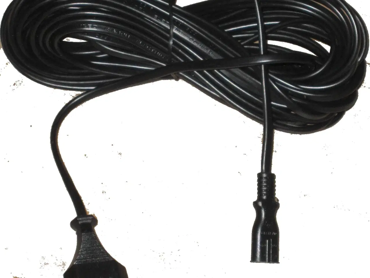 Billede 1 - Netledning 220V sort - 3 meter
