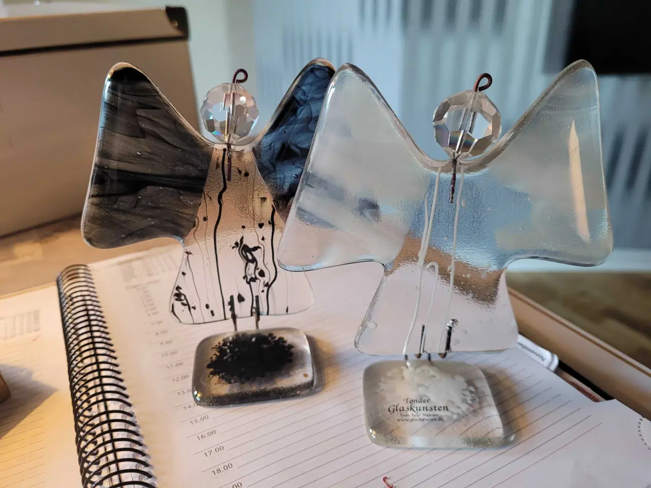 Billede 1 - Jule Engle Tønder glaskunst 