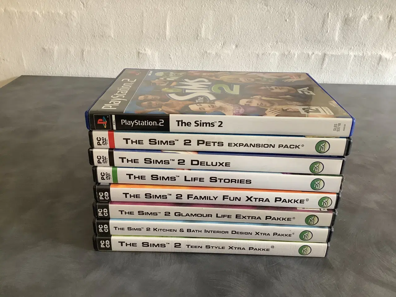 Billede 1 - 7  stk The Sims 2