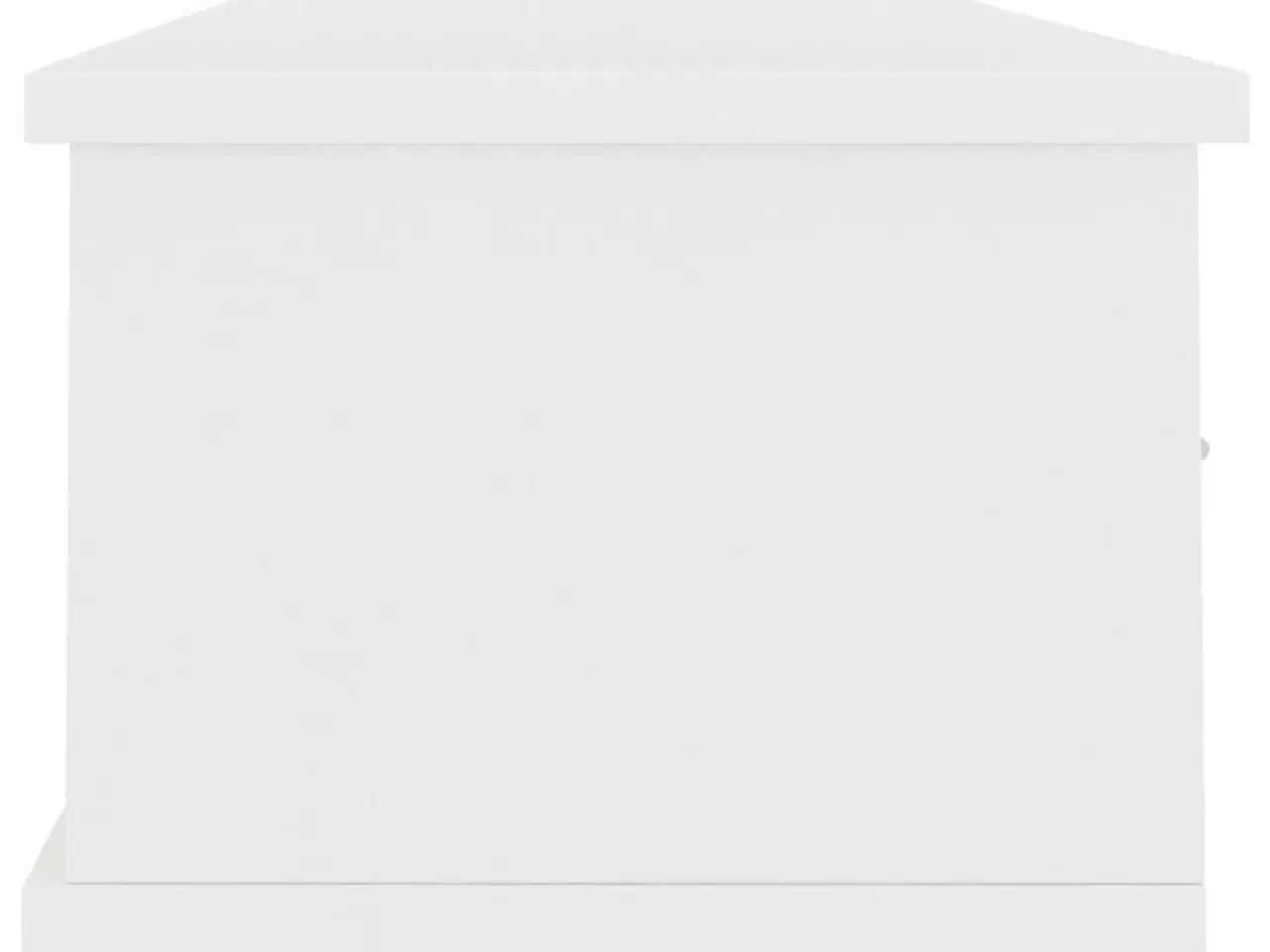 Billede 5 - Vægskab med skuffer 88x26x18,5 cm konstrueret træ hvid