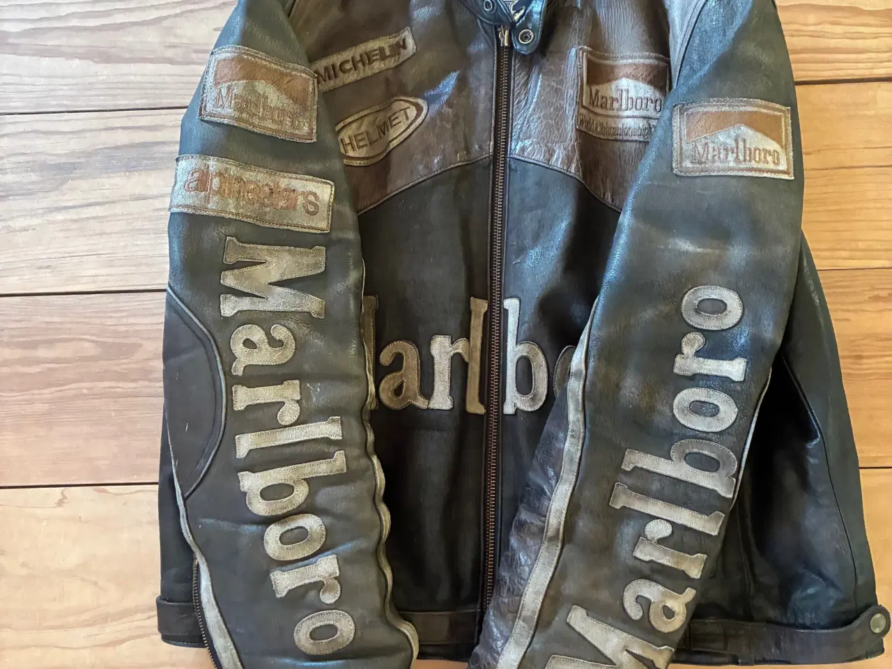 Billede 2 - Men's Marlboro Vintage Racing Biker Jacket L