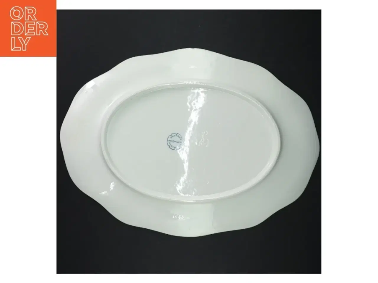 Billede 3 - Porcelænsfad med blomstermotiv fra Hartington (str. 36 x 26 cm)