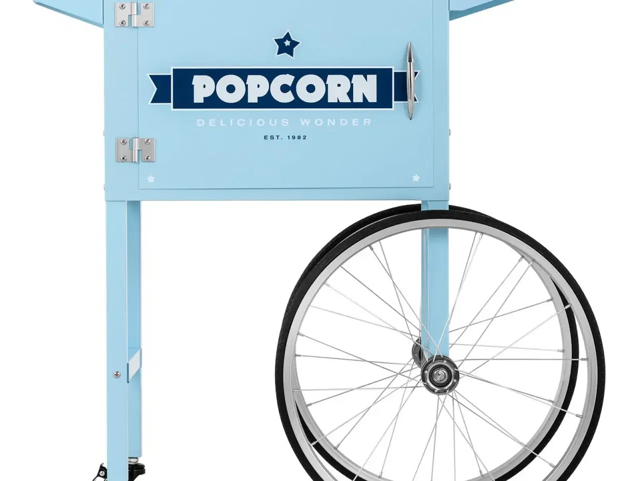 Billede 5 - Vogn til popcornmaskine – blå – 93 x 48 x 88.5 cm