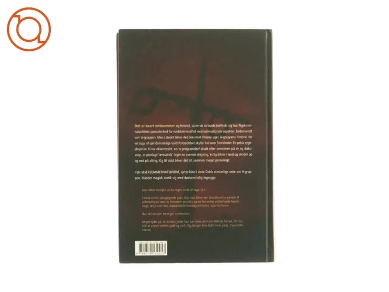 Billede 2 - En skærsommernatsdrøm af Arne Dahl (bog)