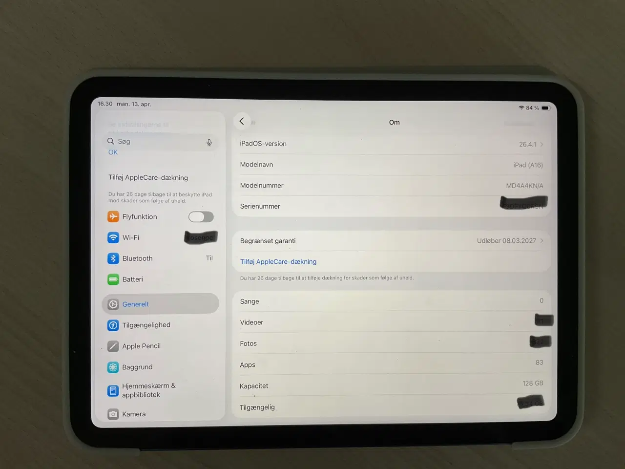 Billede 4 - iPad gen. 11  blå