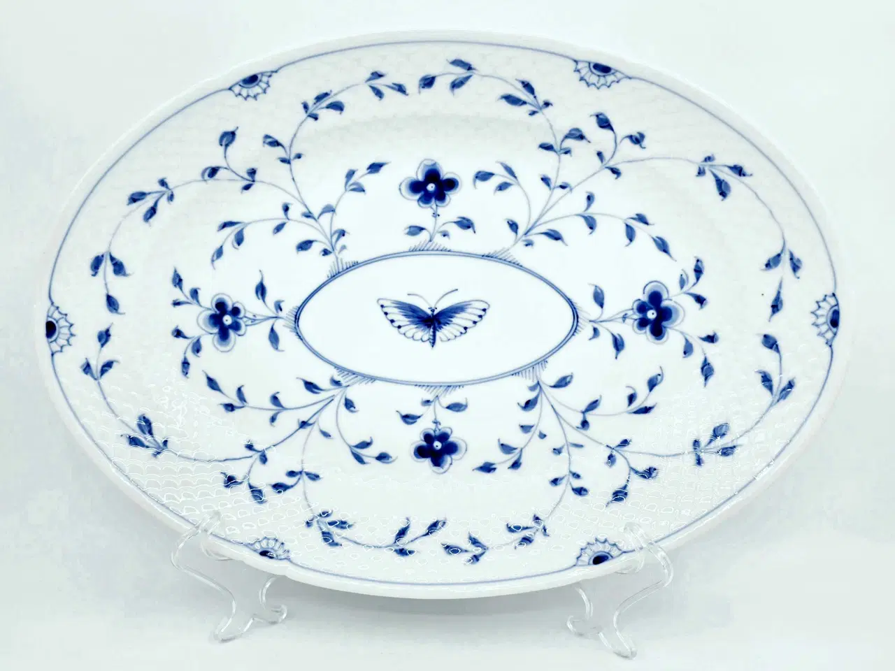 Billede 7 - Sommerfugl ovalt fad B&G Porcelæn 