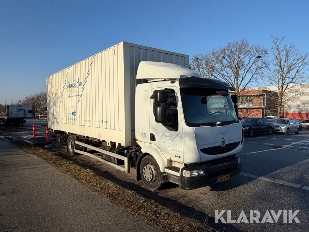 Billede 4 - Renault lastbil – med skiftelad, lift og container Renault Midlum