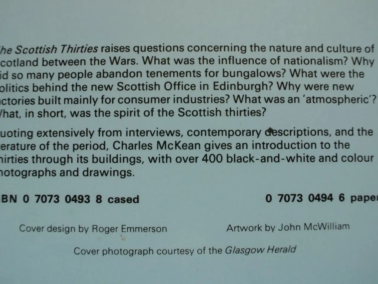 Billede 3 - the scottish thirties an architectural introductio