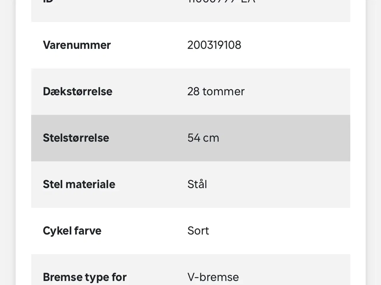 Billede 5 -  Sort Damecykel 28”