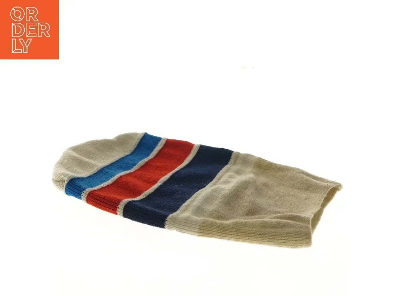 Billede 3 - Strikhue med striber (str. 25x34 cm)