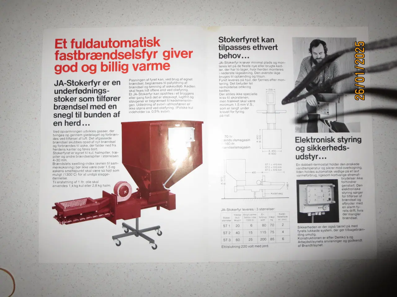 Billede 6 - stokerfyr JA