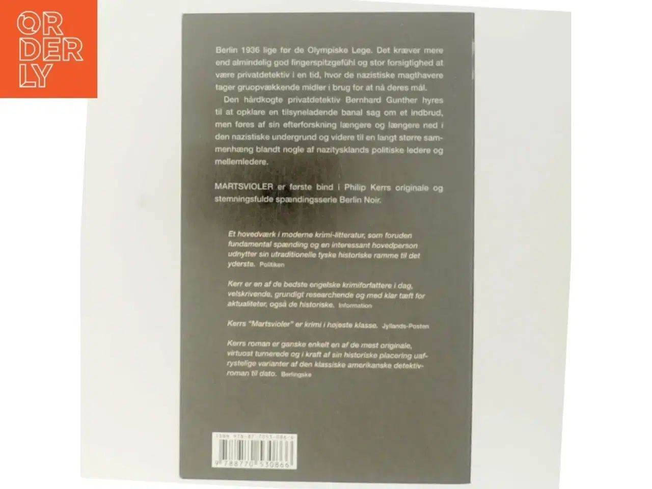 Billede 3 - Martsvioler af Philip Kerr (Bog)