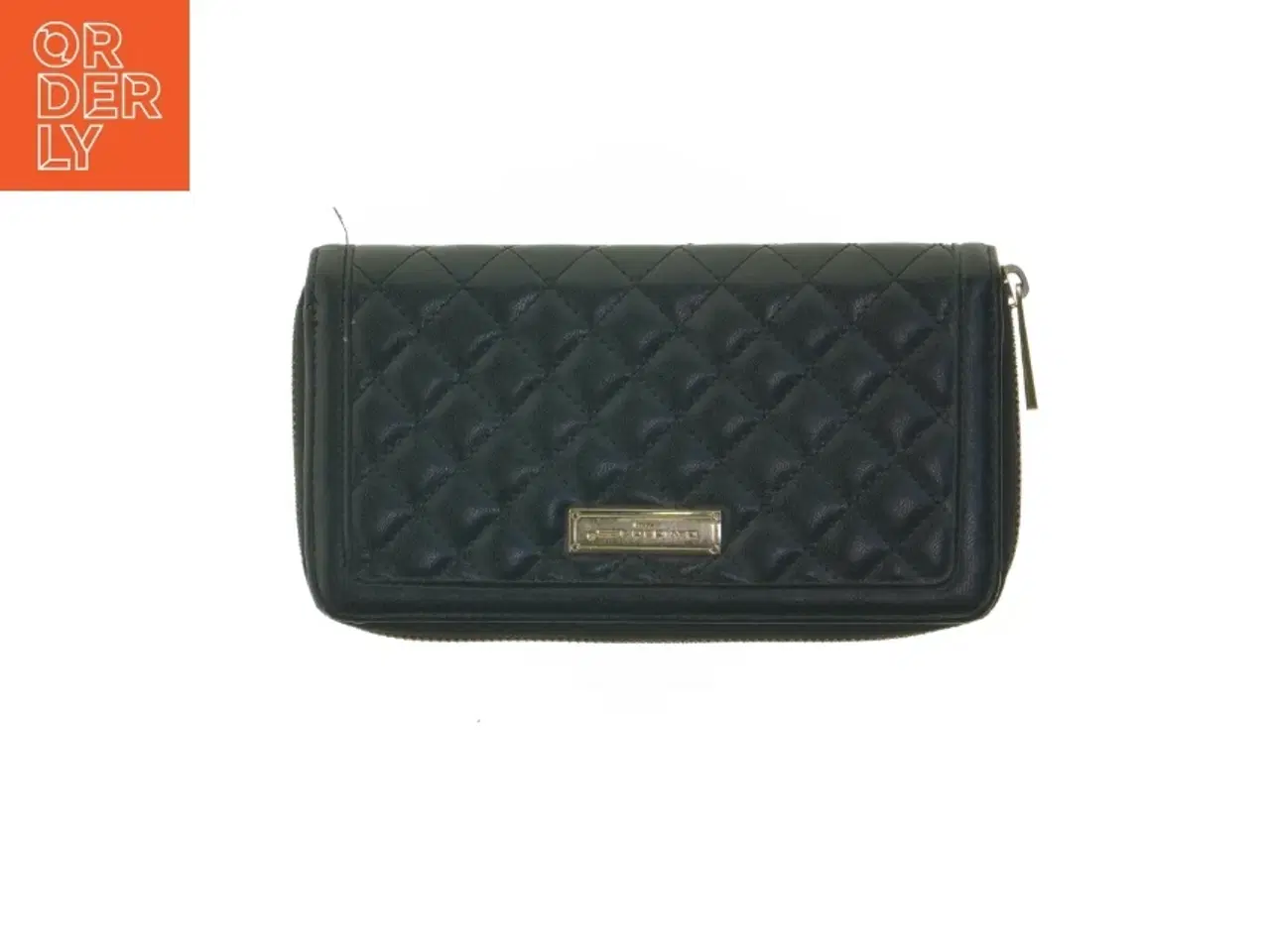 Billede 1 - Sort quiltet pung med lynlås fra David Jones ParisSam Edelman (str. 22x12 cm)