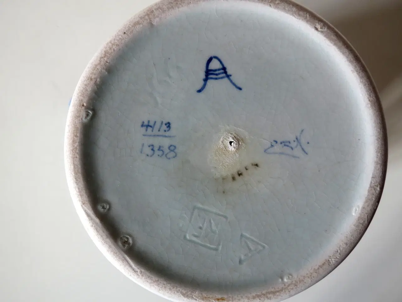 Billede 6 - Tranquebar fajance pokal, Aluminia