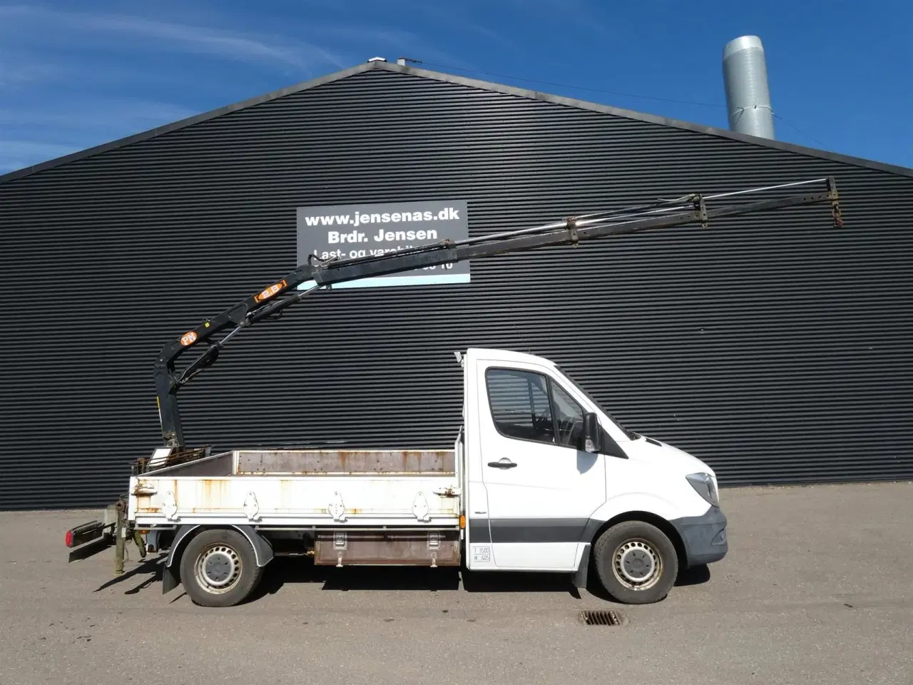 Billede 1 - Mercedes-Benz Sprinter 316 KRANBIL 2,1 CDI R3 163HK Ladv./Chas. Man.