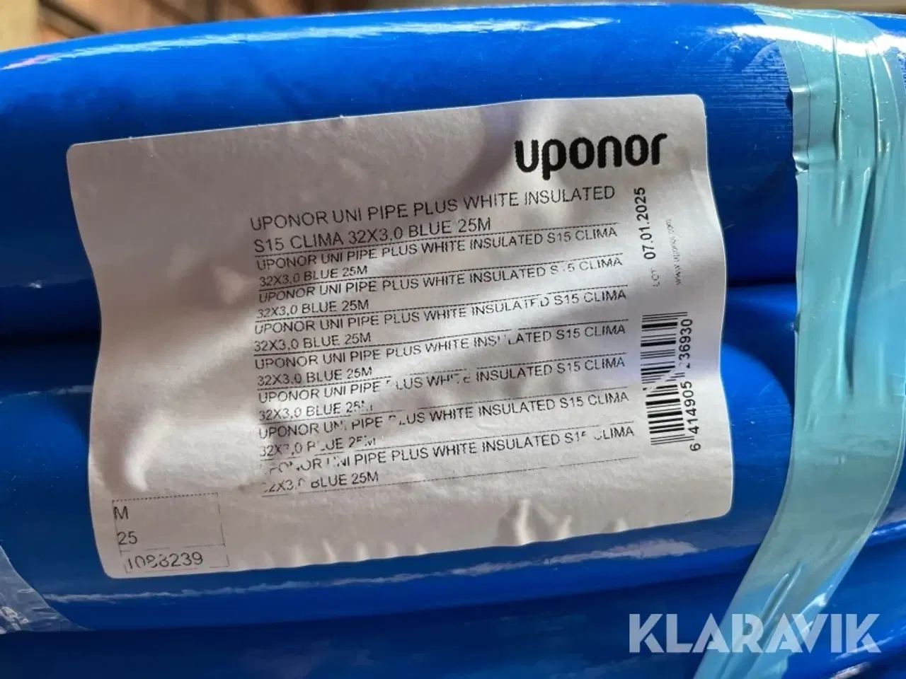 Billede 5 - Alupex Rør Unipipe 32 millimeter - 75 Meter/15 Millimeter isolering.