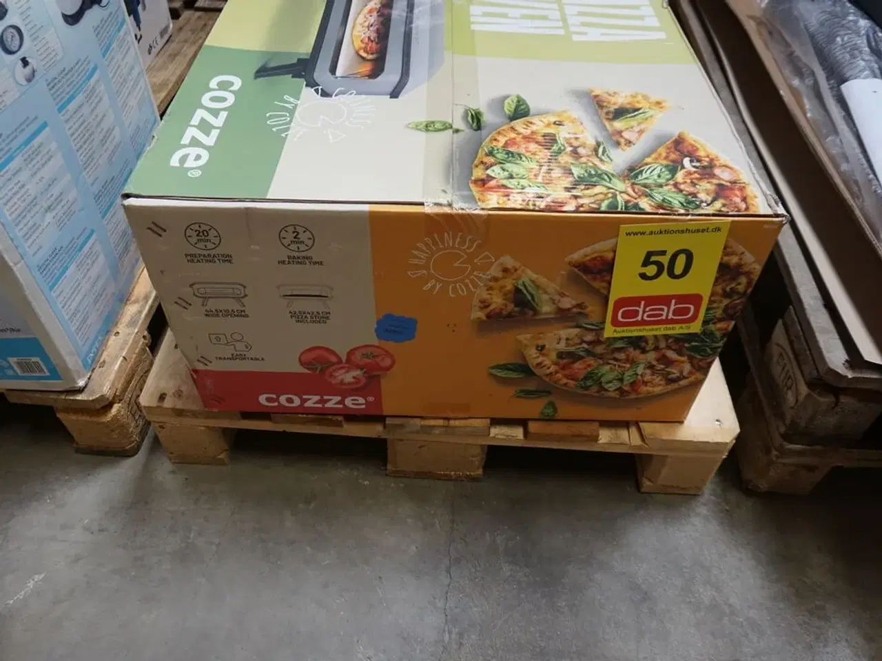 Billede 3 - Cozze 17" pizzaovn til gas med pizzasten 8,0KW