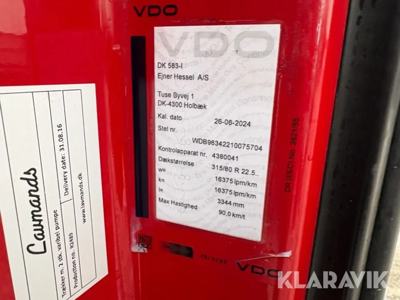 Billede 6 - Lastbil Mercedes-Benz Actros med gylletrailer