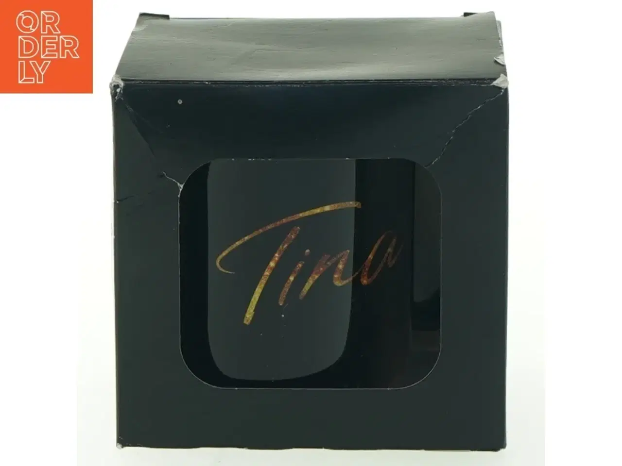 Billede 3 - Tina Turner. Sort kaffekrus fra musicalen 'Tina' (str. H 9,5 cm, ø 8 cm)