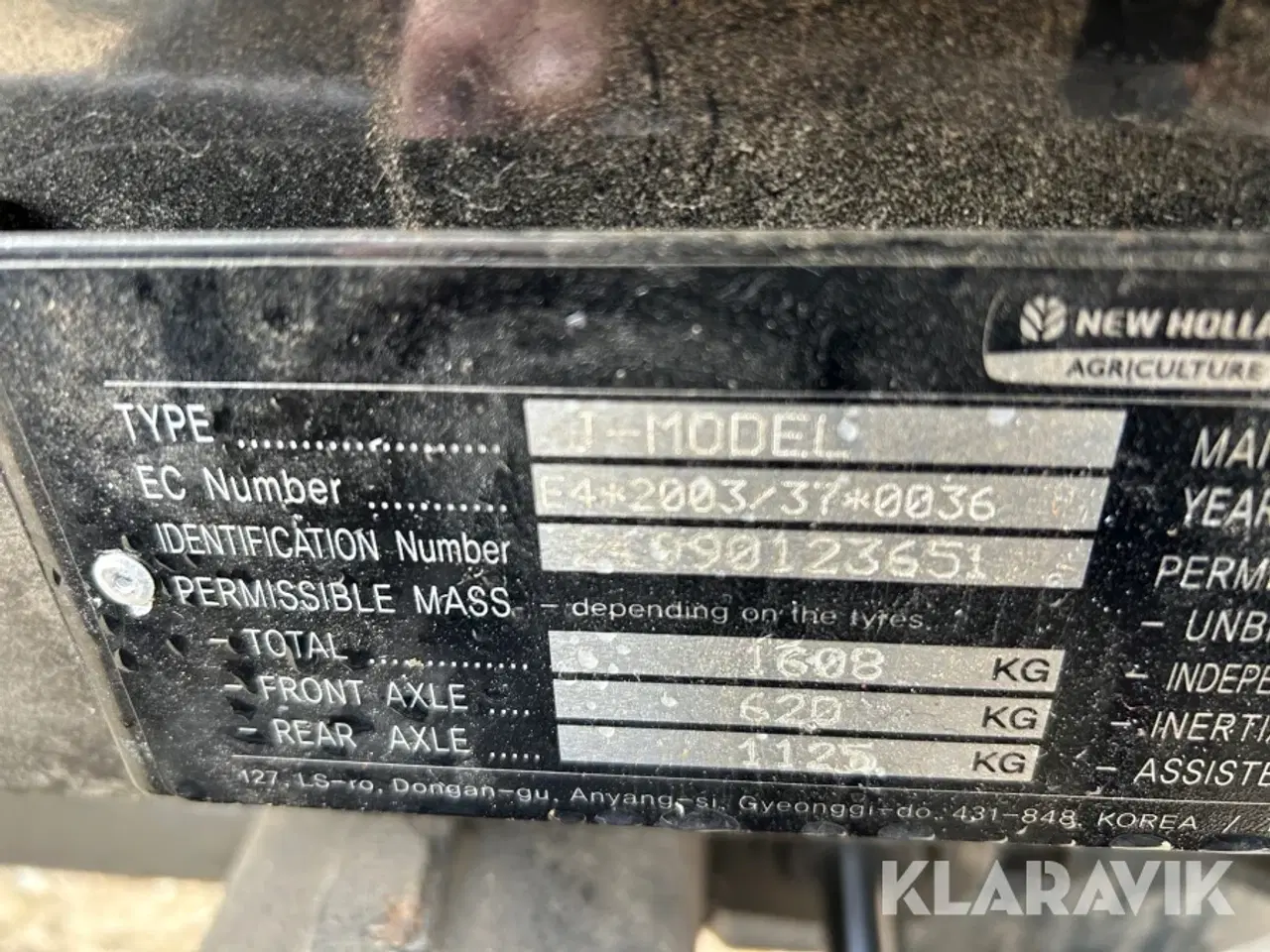 Billede 11 - Traktor New Holland J-Model