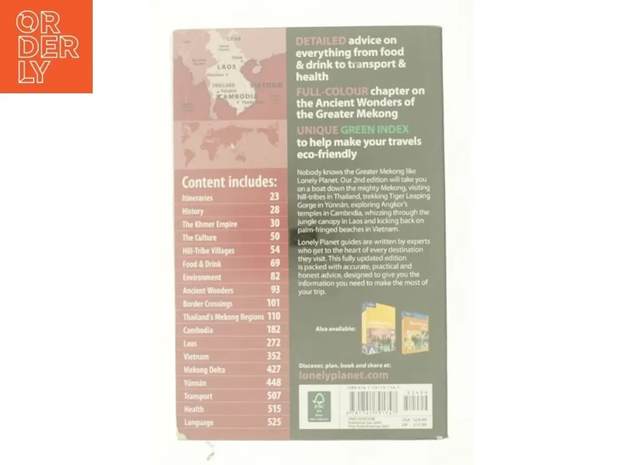 Billede 2 - Vietnam, Cambodia, Laos and the Greater Mekong by Ff, Ray, Nick Lonely Planet Publications Staff af Nick Ray (Bog)