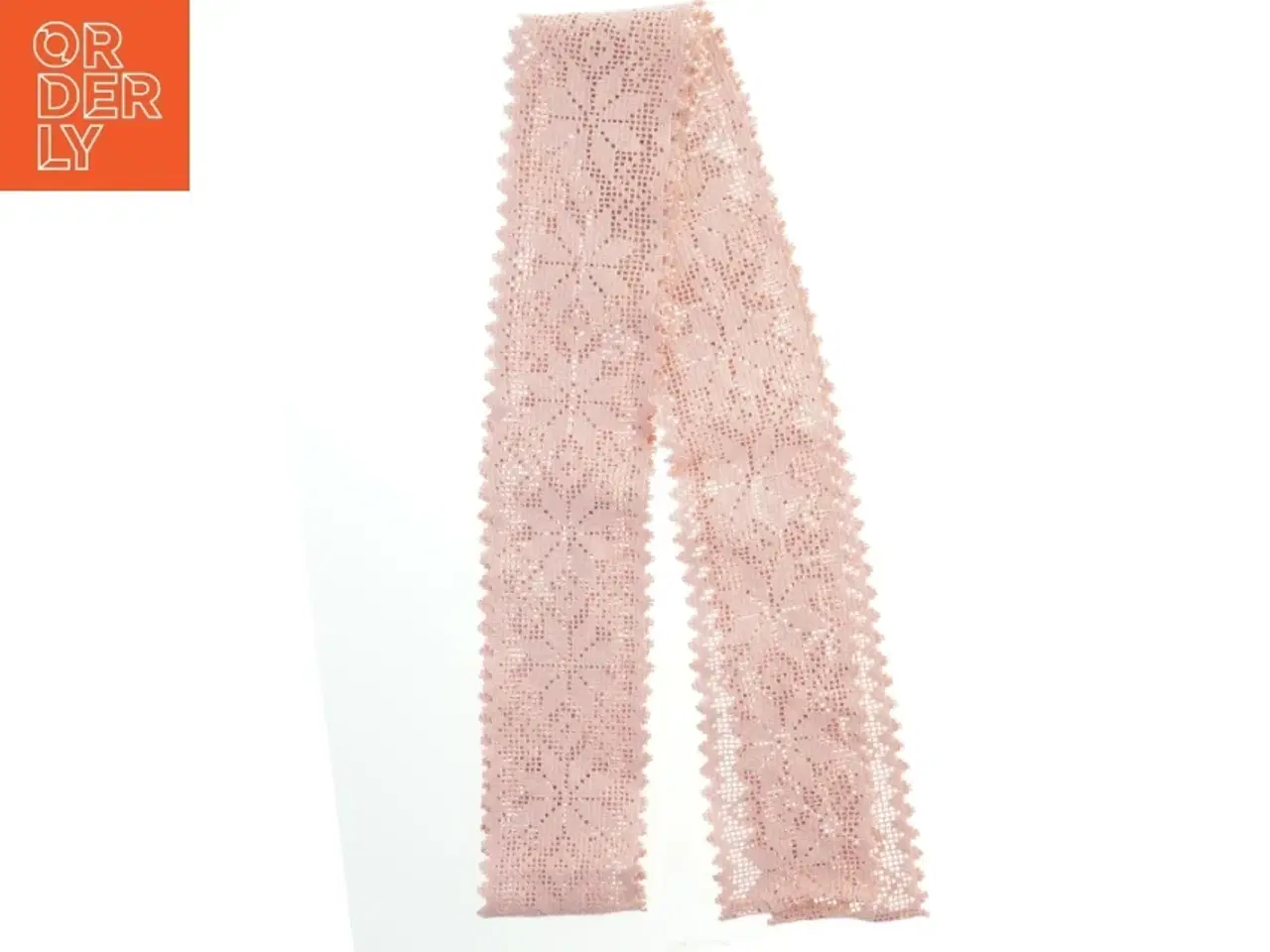 Billede 1 - Dekorativt blondestof (str. 12x260 cm)