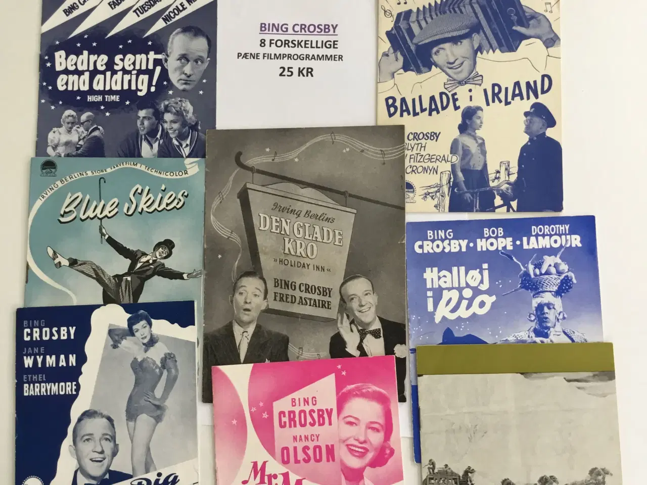 Billede 9 - FILMPROGRAMMER 10 LOT A. 8 STK