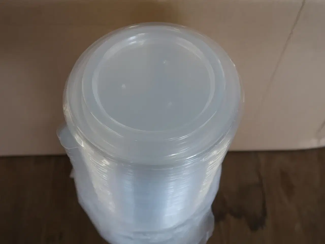 Billede 3 - 4 kasser (400 pr. stk.) Låg til  madbakker    DUNI  550 CC PP KAPAK