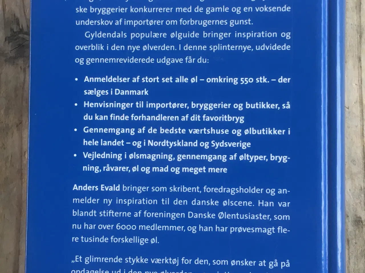 Billede 2 - Gyldendals ølguide, Anders Evald, emne: mad og vin
