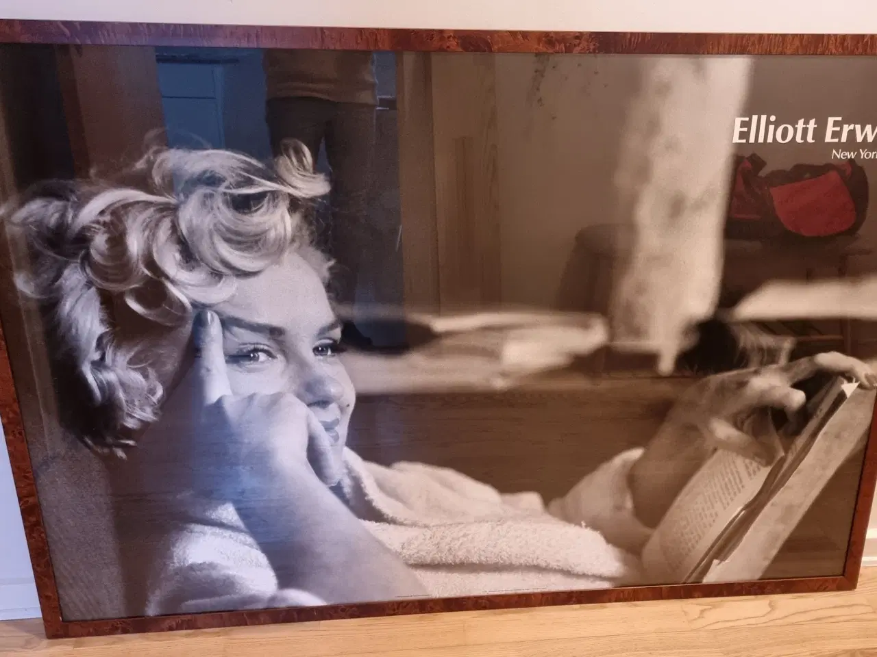 Billede 1 - Kæmpe indrammet billede af Marilyn Monroe (146x99)