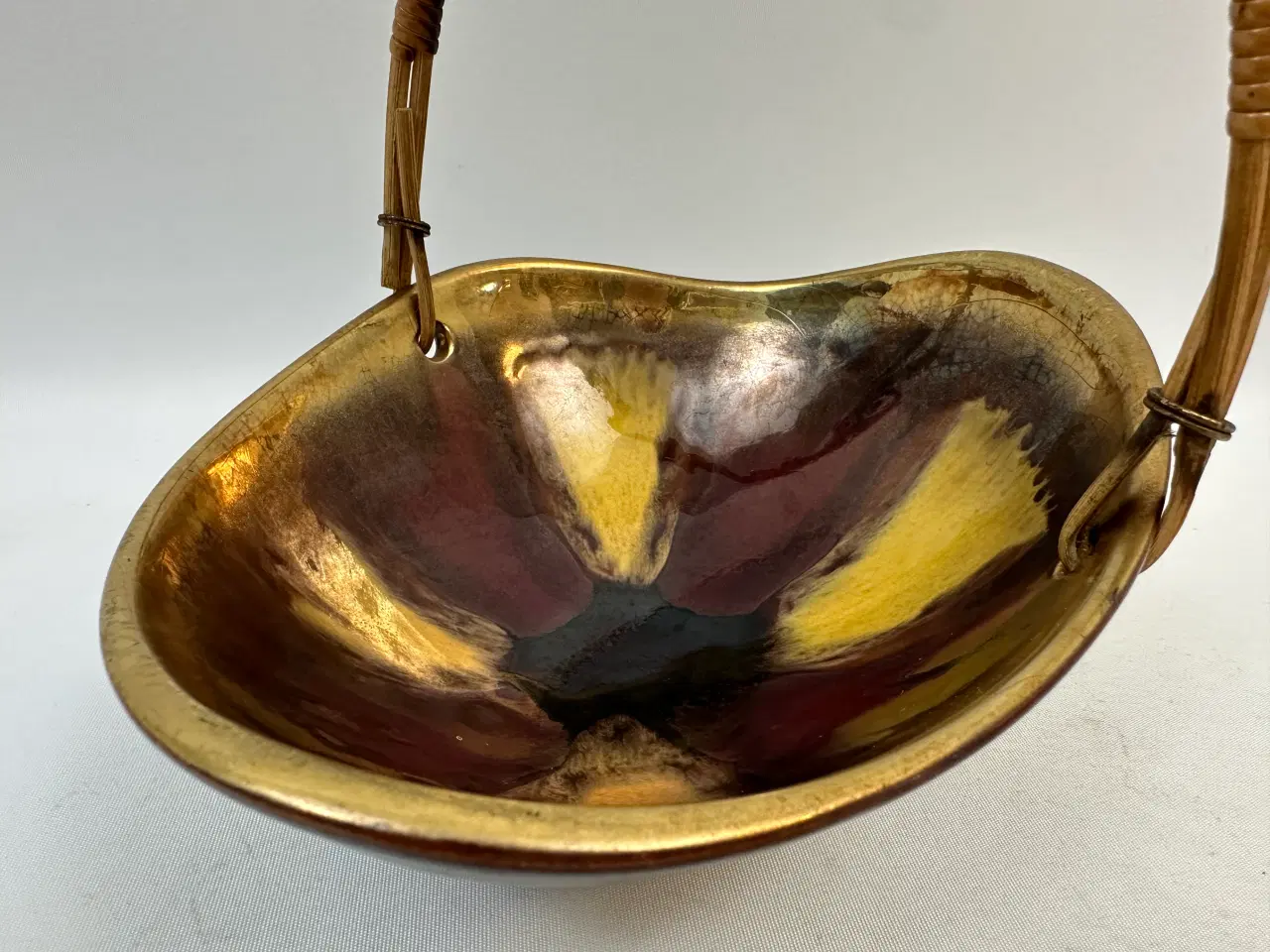 Billede 3 - WG retro skål m. flethank 