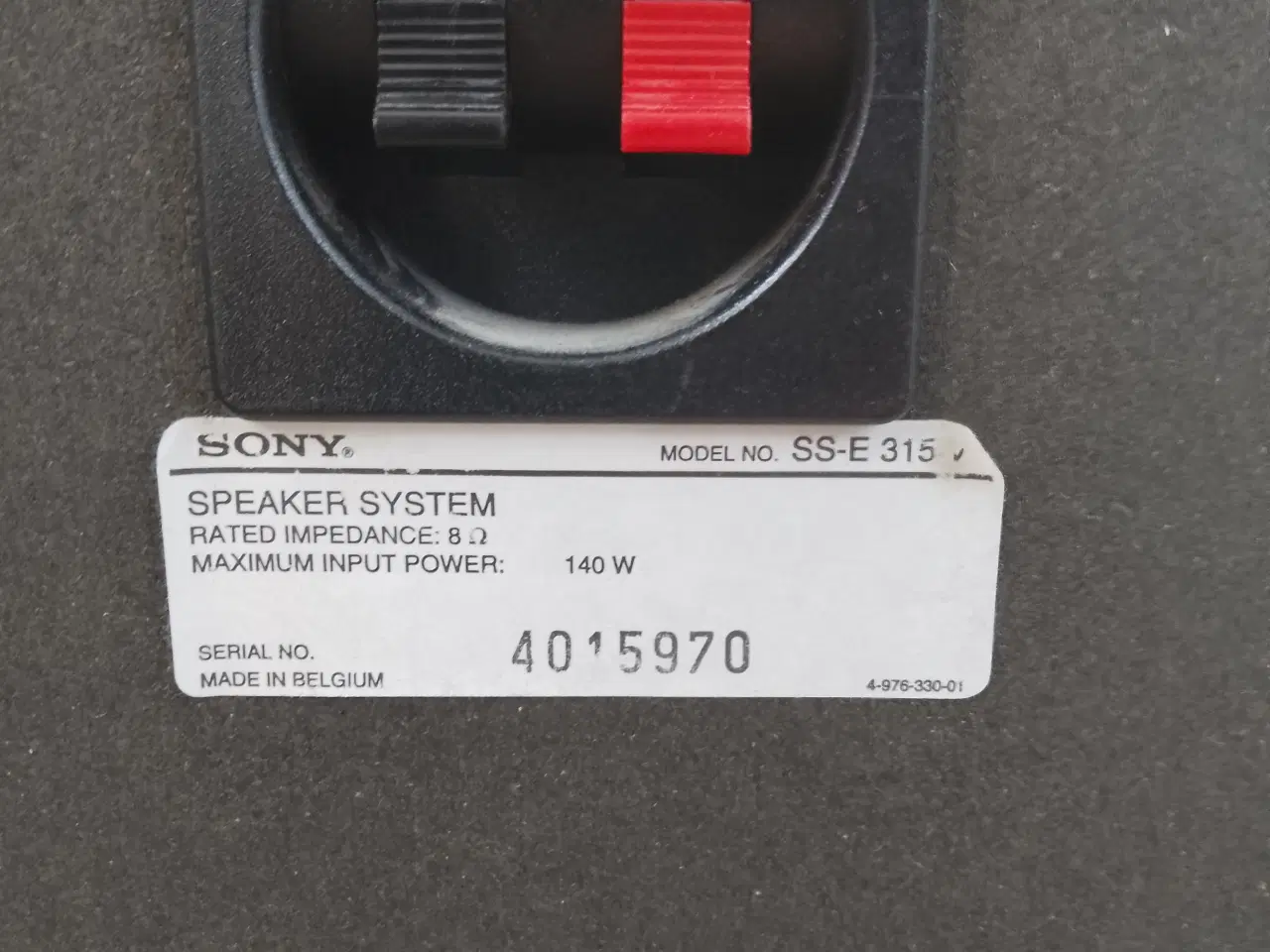 Billede 4 - 2 stk sony højttalere som spiller godt