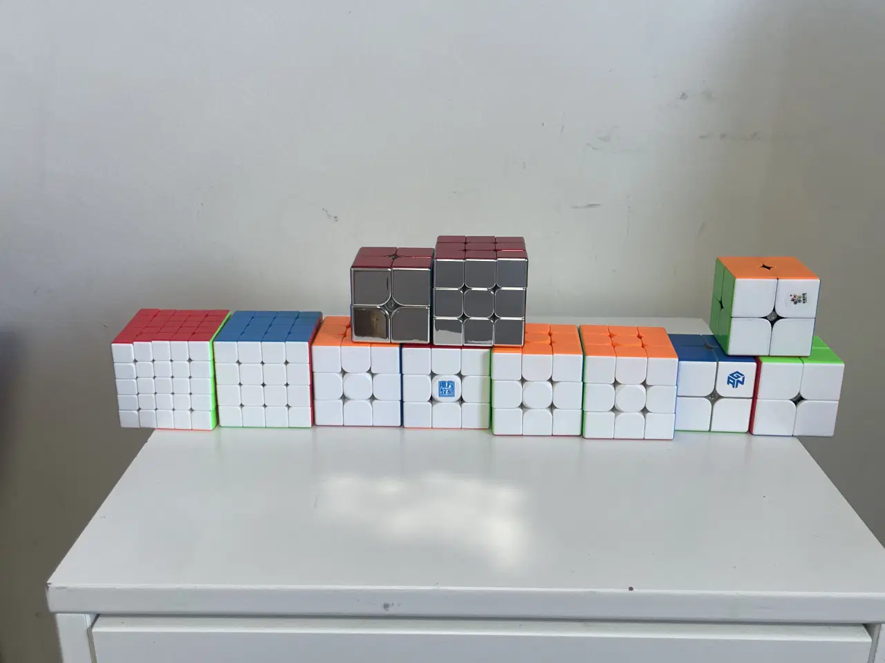 Billede 1 - Sæt a Rubik’s cubes som 2x2 Gan og 3x3 moyu