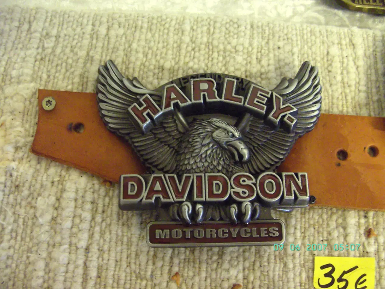 Billede 12 - Original  HARLEY DAVIDSON  bæltespænder - fra USA