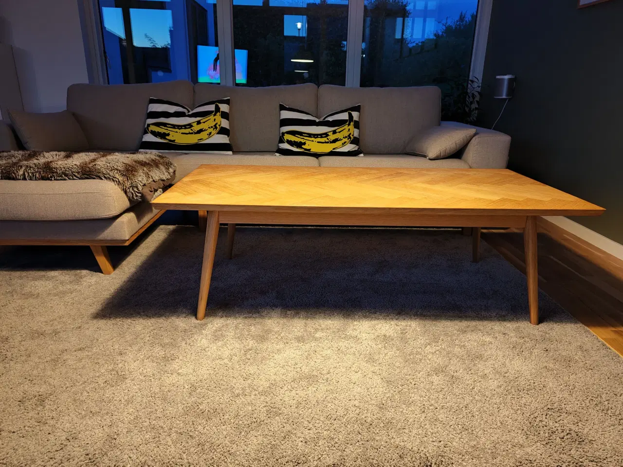 Billede 3 - Sofabord med sildebensmønster