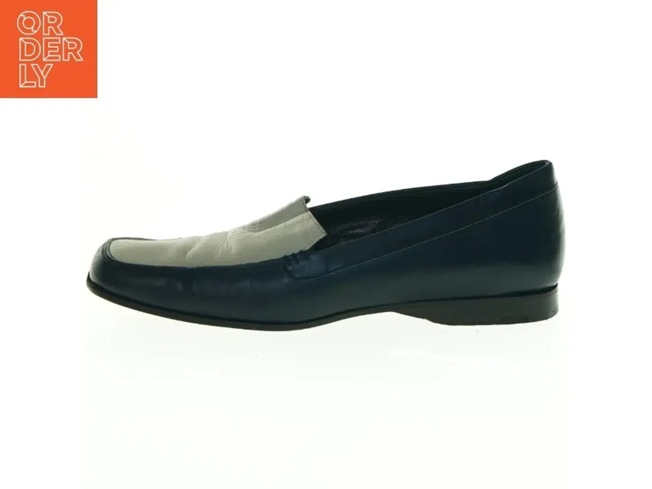 Billede 1 - Brugte sorte herresko i læder (str. 37)