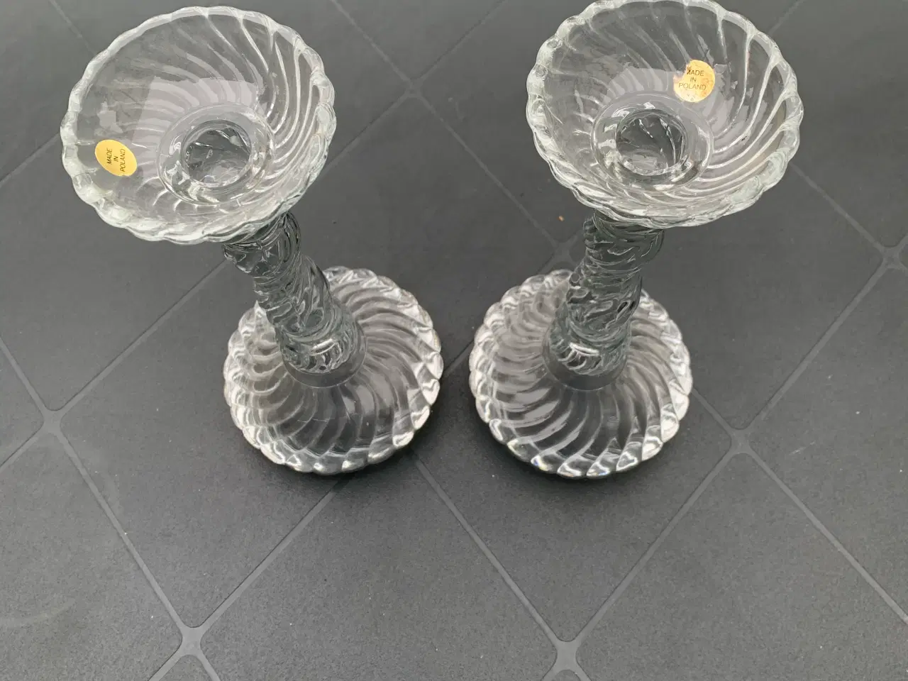 Billede 2 - Lysestager glas