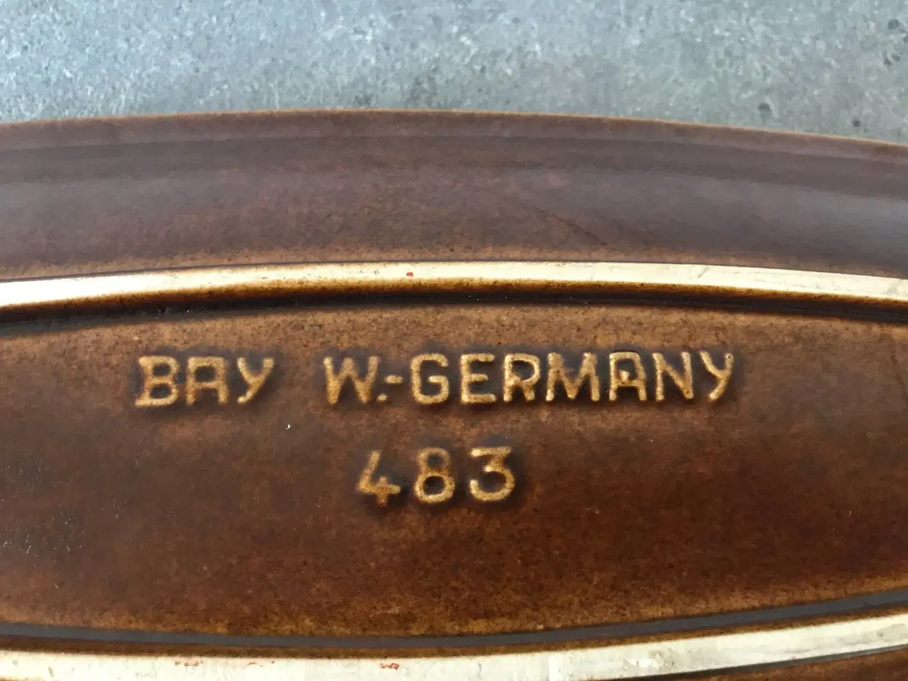 Billede 7 - Bay West Germany keramik fad (retro)